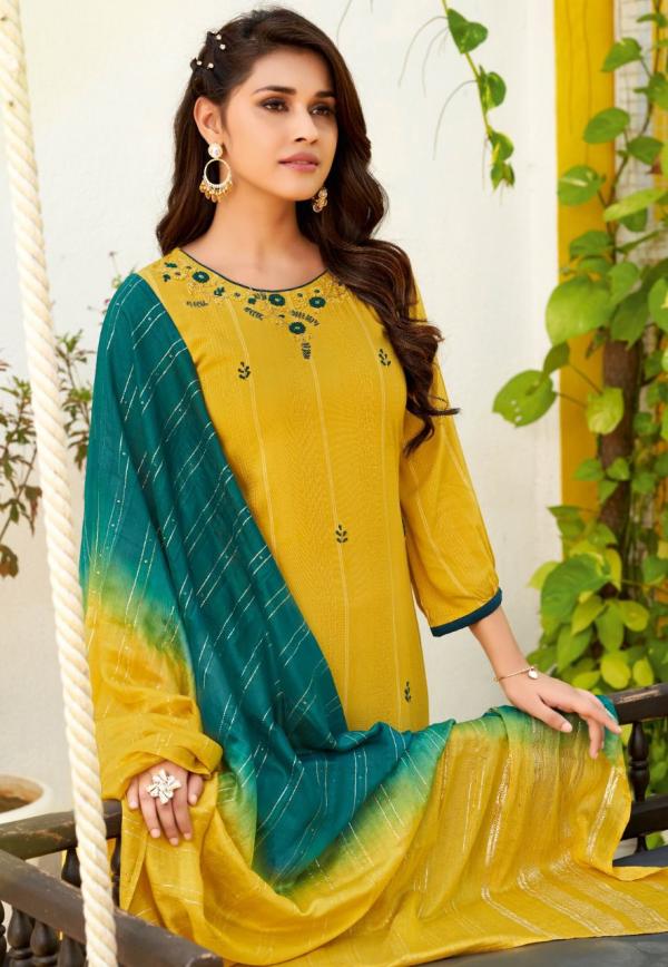 Ikw Hazel Vol 1 Viscose Designer Readymade Suit